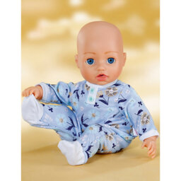 Floral-Print Long-Sleeve Romper Suit For Baby Annabell 43cm - thumbnail 2