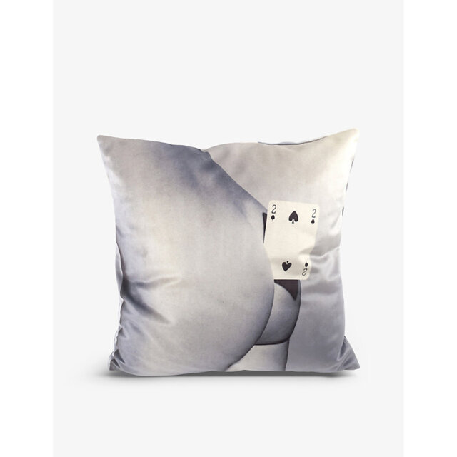Seletti Wears Toiletpaper Spades Cushion Cover 50cm x 50cm - image 1