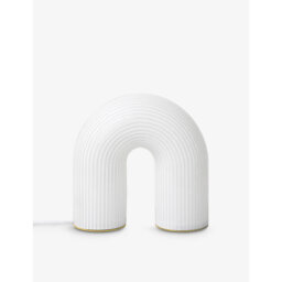 Ferm Living Vuelta Rippled Glass and Brass Table Lamp 21.5cm - thumbnail 1