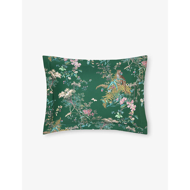 Yves Delorme Contes Floral-Print Cotton-Sateen Oxford Pillowcase 50cm x 75cm - image 1