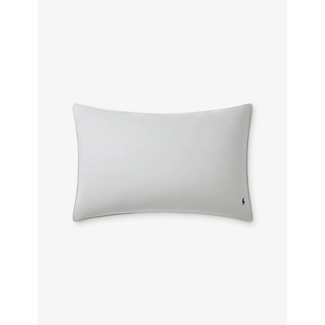 Ralph Lauren Home Andover Logo-Embroidered Standard Cotton Pillowcase 50cm x 75cm - image 1