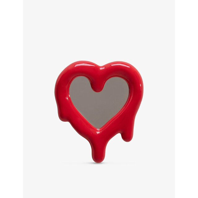 Seletti Melted Heart Porcelain Mirror and Photo Frame 35cm - image 1