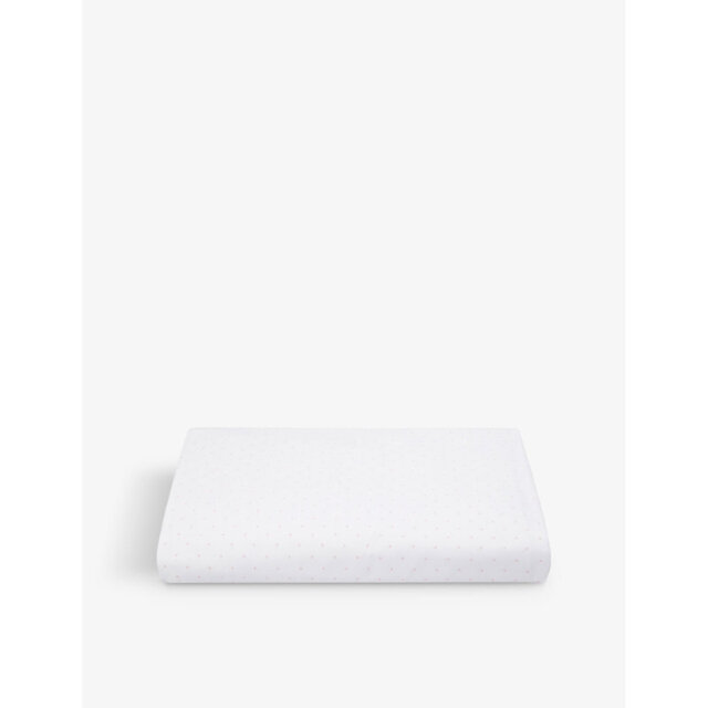 The Little White Company Star-Print Cotton Fitted Sheet