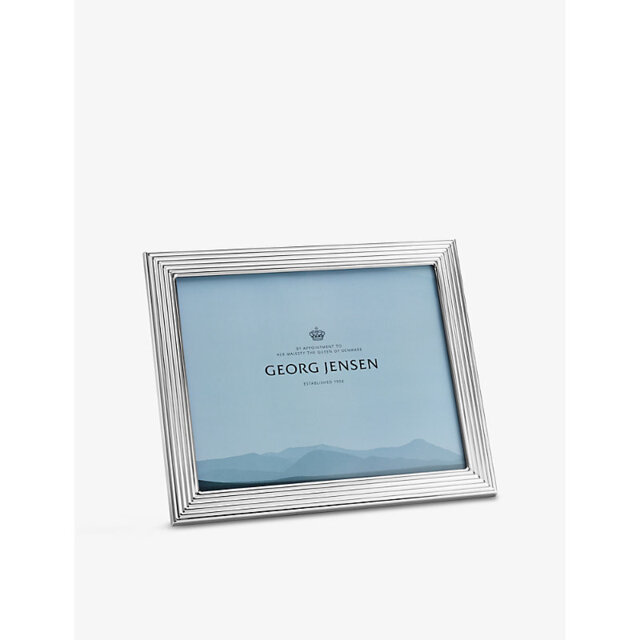 Georg Jensen Bernadotte Stainless-Steel Picture Frame 10In x 8In - image 1