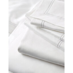 The White Company Symons Super-King Egyptian-Cotton Flat Sheet - thumbnail 2