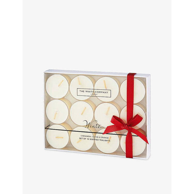 The White Company Winter Set Of 12 Tealight Candles - image 1