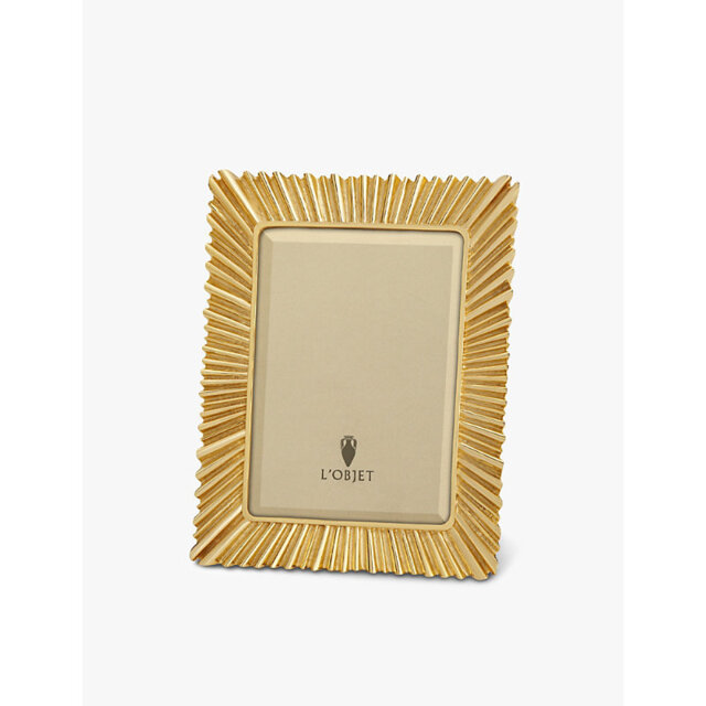 Lobjet Ray 24ct Gold-Plated Photo Frame 12cm x 17cm