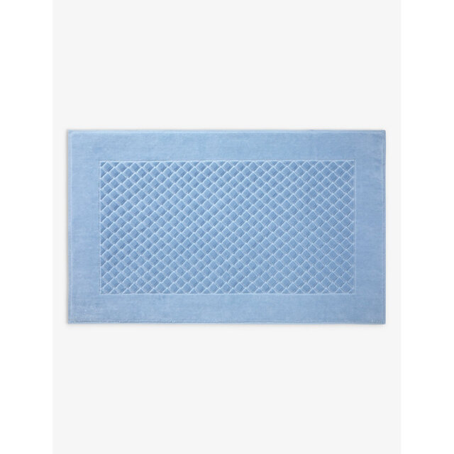 Yves Delorme Etoile Azur Textured Cotton Bath Mat 55cm x 90cm - image 1