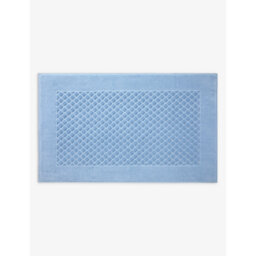 Yves Delorme Etoile Azur Textured Cotton Bath Mat 55cm x 90cm - thumbnail 1