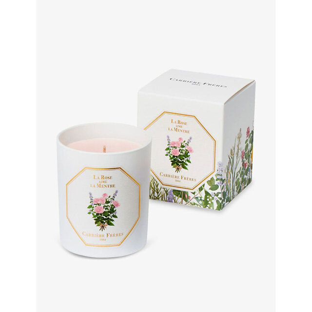 Carriere Freres La Rose Aime Scented Vegetable-Wax Candle 185g - image 1