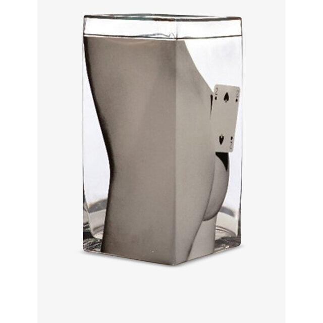 Seletti Wears Toiletpaper Two Of Spades Glass Vase 30cm