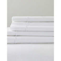 The White Company Savoy Cotton Fitted Sheet - thumbnail 2