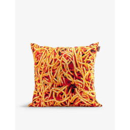 Seletti x Toiletpaper Graphic-Print Woven Cushion 67cm x 67cm - thumbnail 1