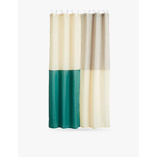 Hay Check Shower Curtain