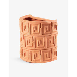 Seletti Antonio Aricò Magna Graecia Grecian-Pattern Terracotta Vase 25cm - thumbnail 2