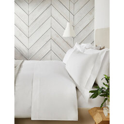 The White Company Essentials Egyptian-Cotton Deep Fitted Sheet - thumbnail 1
