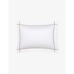 Yves Delorme Athena Kaki Cotton Oxford Pillowcase