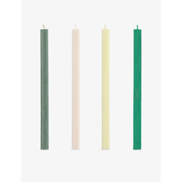 Hay Square Wax Candle Set Of Four