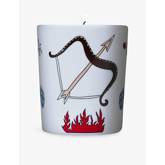 Flammes Sagittarius Pompons Jaunes Scented Candle 300g - image 1