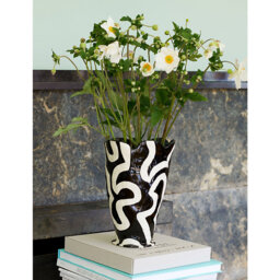 Hay Jessica Hans Shadow Painted Stoneware Vase 25cm x 19.5cm - thumbnail 2