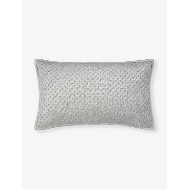 The White Company Brompton Hand-Quilted Small Cotton-Blend Cushion Cover 50cm x 50cm