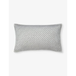 The White Company Brompton Hand-Quilted Small Cotton-Blend Cushion Cover 50cm x 50cm