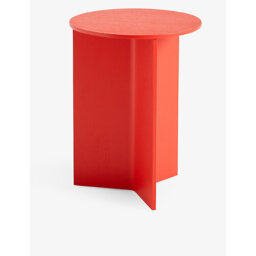Hay Slit Round Power-Coated Steel Side Table 35.5cm
