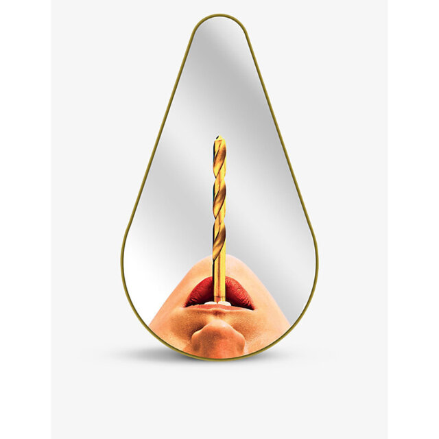 Seletti x Toiletpaper Drill Glass Mirror 80.5 x 45cm
