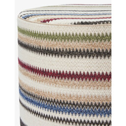 Missoni Home Blurred Zigzag Woven-Blend Pouf 40cm x 30cm - thumbnail 2
