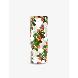 Seletti Wears Toiletpaper Rose-Print Large Glass Vase 50cm - thumbnail 2