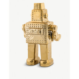 Seletti Robot Gold-Toned Ornament 30cm - thumbnail 2