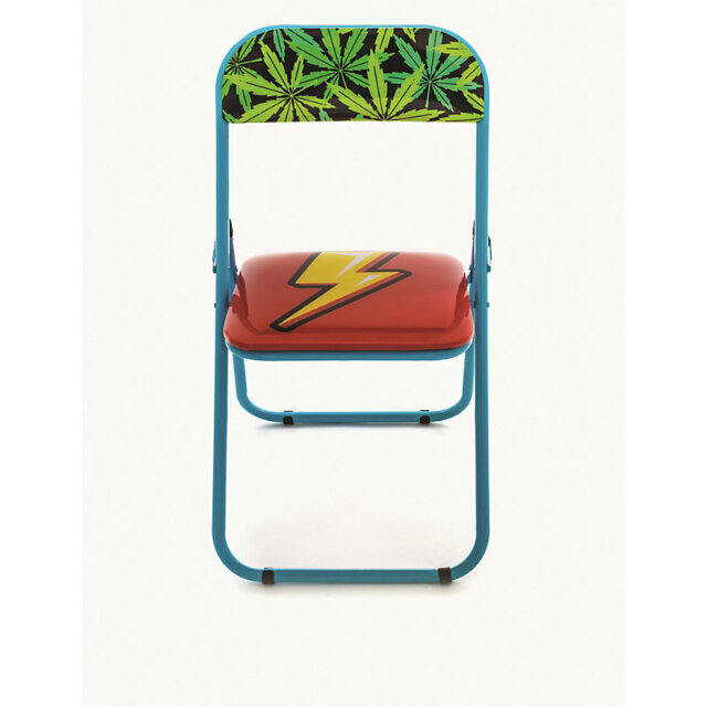 Seletti Blow Metal and PVC Folding Chair 46cm - image 1