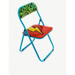 Seletti Blow Metal and PVC Folding Chair 46cm - thumbnail 2