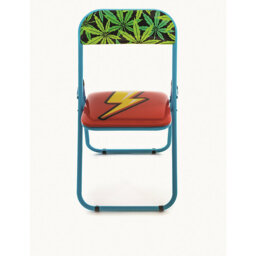 Seletti Blow Metal and PVC Folding Chair 46cm - thumbnail 1