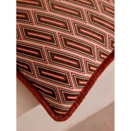 Soho Home Vende Geometric-Pattern Woven Cushion 50cm x 50cm - thumbnail 2