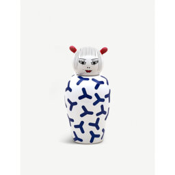 Seletti Le Canopie Zoe Porcelain and Dolomite Vase