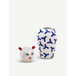Seletti Le Canopie Zoe Porcelain and Dolomite Vase - thumbnail 2