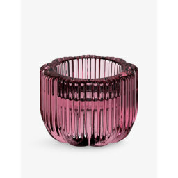 Villeroy & Boch Fleur Cassis 2-In-1 Glass Candle Holder