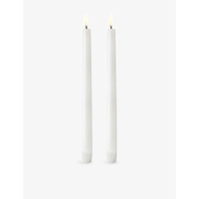 Uyuni Lighting Classic Taper LED Wax Candles Set Of Two - image 1