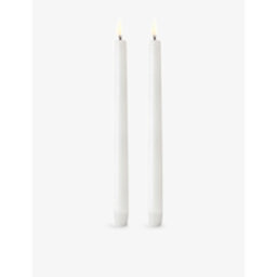 Uyuni Lighting Classic Taper LED Wax Candles Set Of Two - thumbnail 1