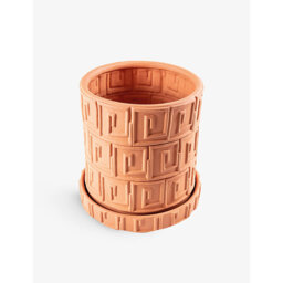 Seletti Antonio Aricò Magna Graecia Grecian-Pattern Terracotta Vase 39cm - thumbnail 2