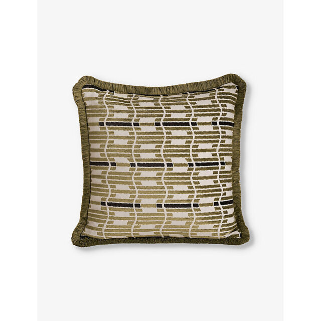 Soho Home Erin Jacquard Square Chenille Woven Cushion 50cm x 50cm - image 1
