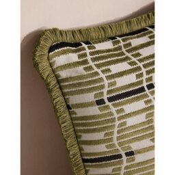 Soho Home Erin Jacquard Square Chenille Woven Cushion 50cm x 50cm - thumbnail 2