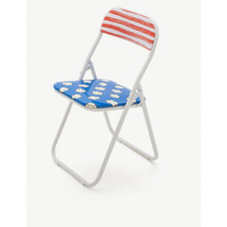 Seletti Blow Metal and PVC Folding Chair 46cm - thumbnail 2