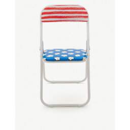 Seletti Blow Metal and PVC Folding Chair 46cm - thumbnail 1
