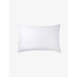The White Company Symons Rectangle Medium Soft Cotton Sateen, Down and Feather Super King Pillow 50cm x 90cm