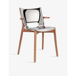 Alessi Philippe Starck Monoshell Mirrored-Steel Chair 81cm