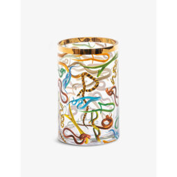 Seletti Wears Toiletpaper Snakes Cylindrical Glass Vase 14cm