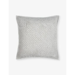 The White Company Brompton Hand-Quilted Small Cotton-Blend Cushion Cover 30cm x 50cm