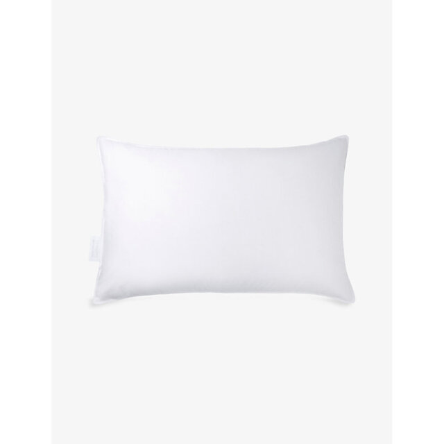 The White Company Symons Rectangle Standard Cotton Sateen, Down and Feather Pillow 50cm x 75cm - image 1